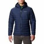 ΜΠΟΥΦΑΝ COLUMBIA POWDER LITE™ HOODED JACKET ΜΠΛΕ ΣΚΟΥΡΟ