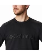 ΜΠΛΟΥΖΑ COLUMBIA™ LOGO FLEECE CREW ΜΑΥΡΟ - Image 4