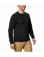 ΜΠΛΟΥΖΑ COLUMBIA™ LOGO FLEECE CREW ΜΑΥΡΟ - Image 5