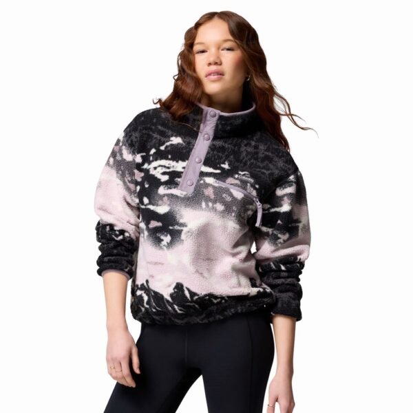 ΓΥΝΑΙΚΕΙΑ ΜΠΛΟΥΖΑ HELVETIA™ II PRINTED CROPPED HALF SNAP